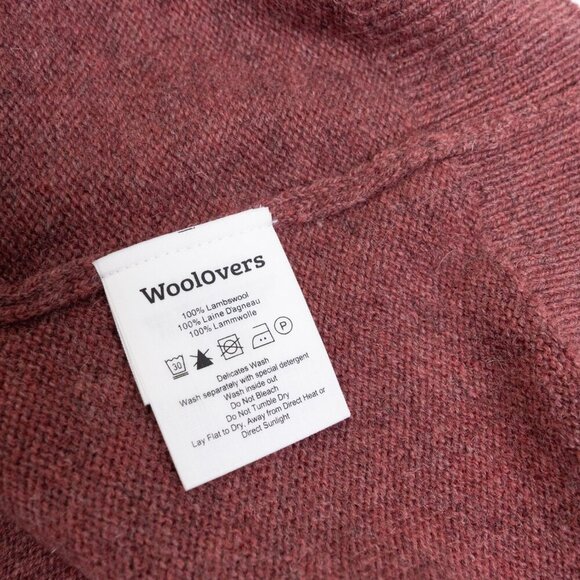 Woolovers Sweater Vest 100% Wool Toffee Brown V Neck Mens Large Unisex - Picture 13 of 14